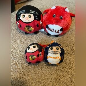 Chicago Sports Team Plush Set